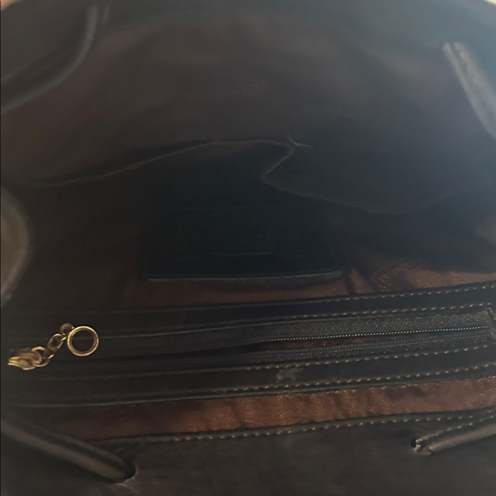 Coach Black Leather Backpack - image 3